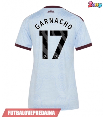 Lacne Ženy Futbalové dres Aston Villa Alejandro Garnacho #17 2026-27 Krátky Rukáv - Tretina